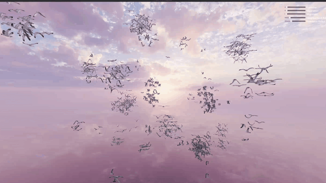 [Description of Demo GIF 1 - e.g., Initial boid setup]