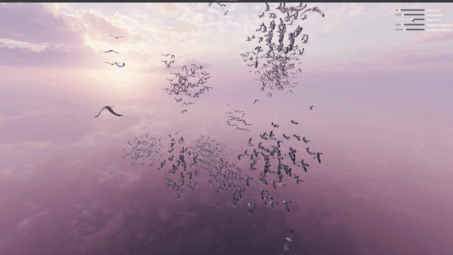 [Description of Demo GIF 2 - e.g., Cohesion behavior]